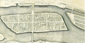 plan Delavigne (1754 ) île Saint-Louis
