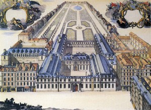 palais-royal par Boissière, en 1679 (Carnavalet)