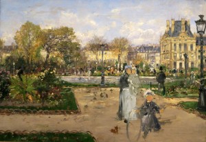 Hörmann Aux Tuileries 1888 Belvédère Vienne