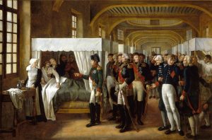 A Veron-Bellecourt - Napoléon visite l’infirmerie des Invalides en 1808 (château Versailles)